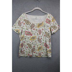 J.Jill Short Sleeve Compassion Tee-Size Medium-Soft
